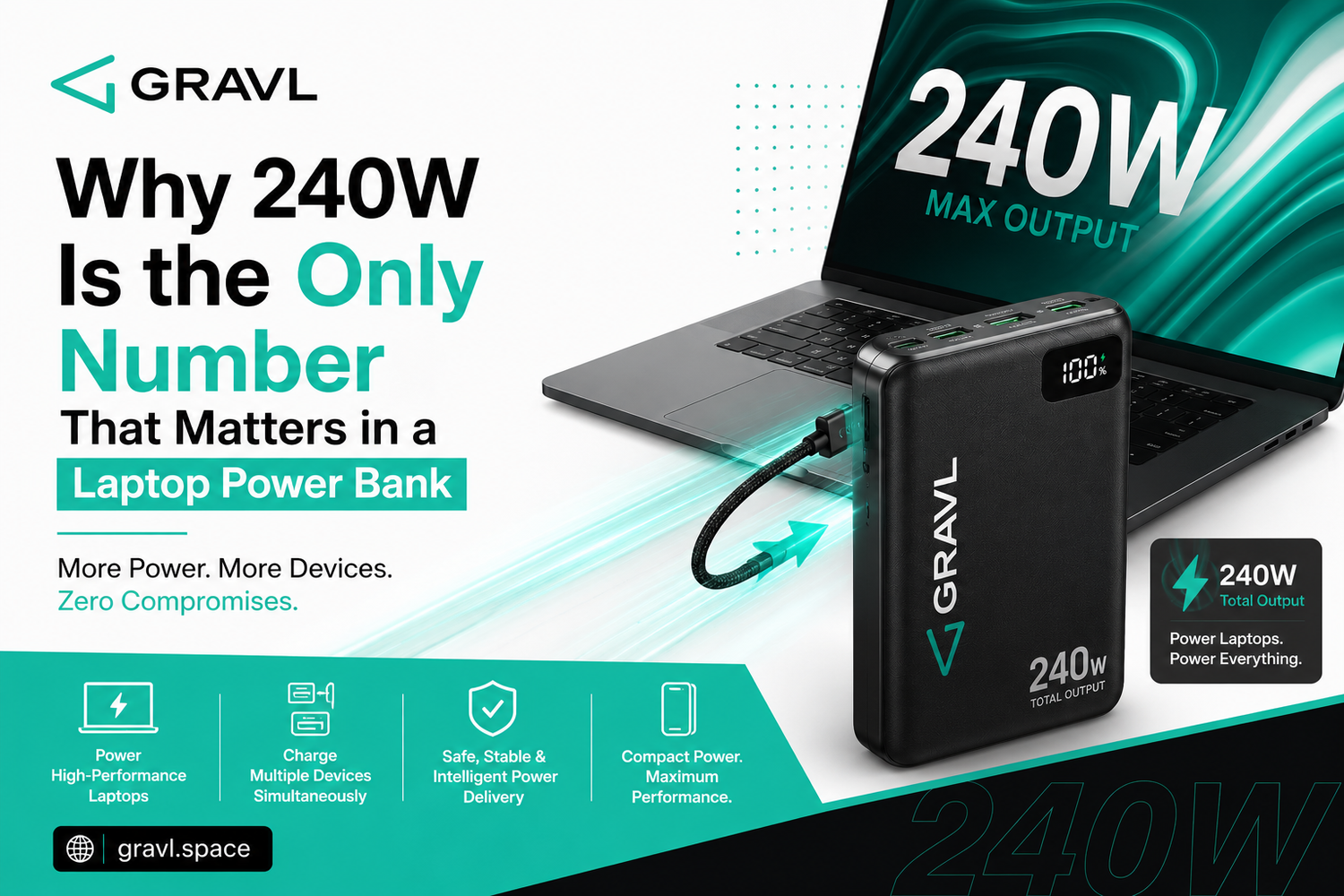 240W Laptop Power Bank