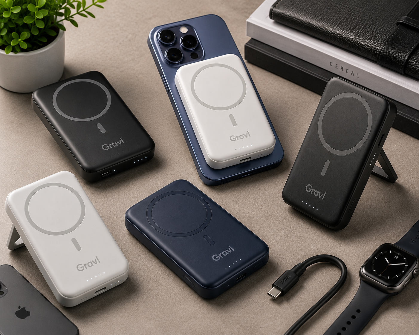 Gravl MagSafe wireless power banks for iPhone 16 users in India