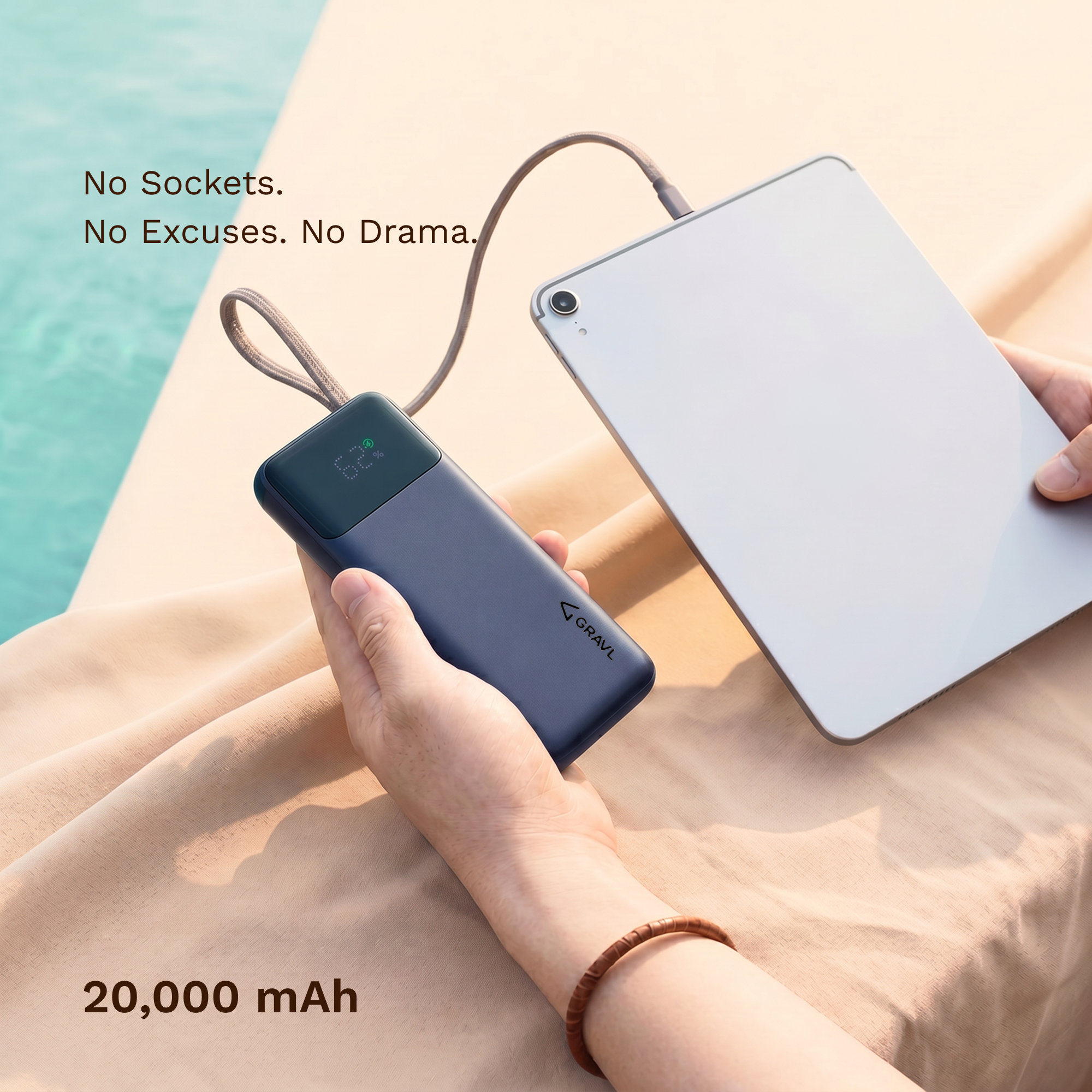 GRAVL Axis 67 Laptop Power Bank 20000mAh