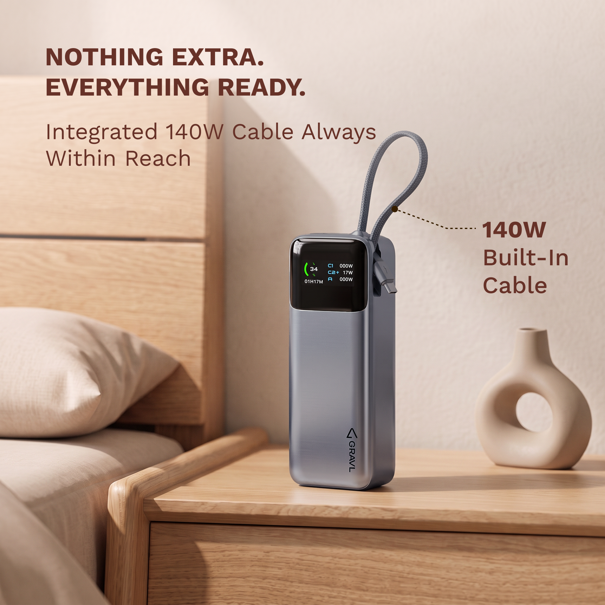 GRAVL Engine 240 Laptop Power Bank 27000mAh