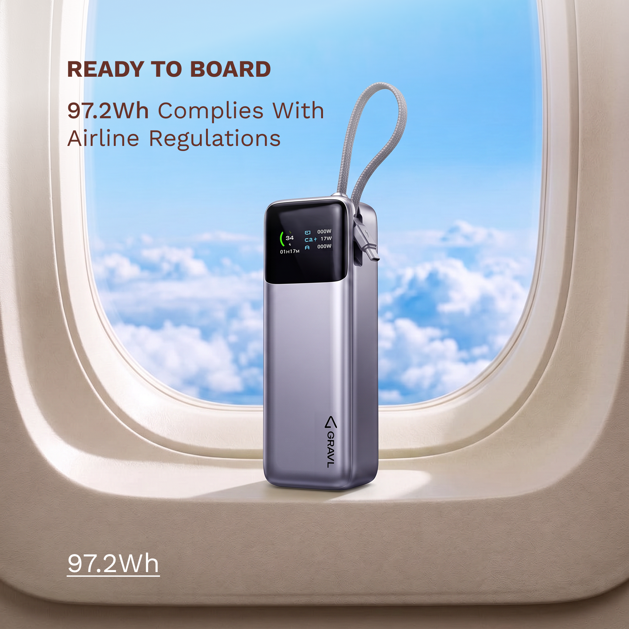GRAVL Engine 240 Laptop Power Bank 27000mAh