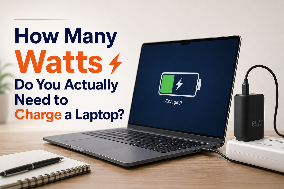How Many Watts Do You Actually Need to Charge a Laptop?