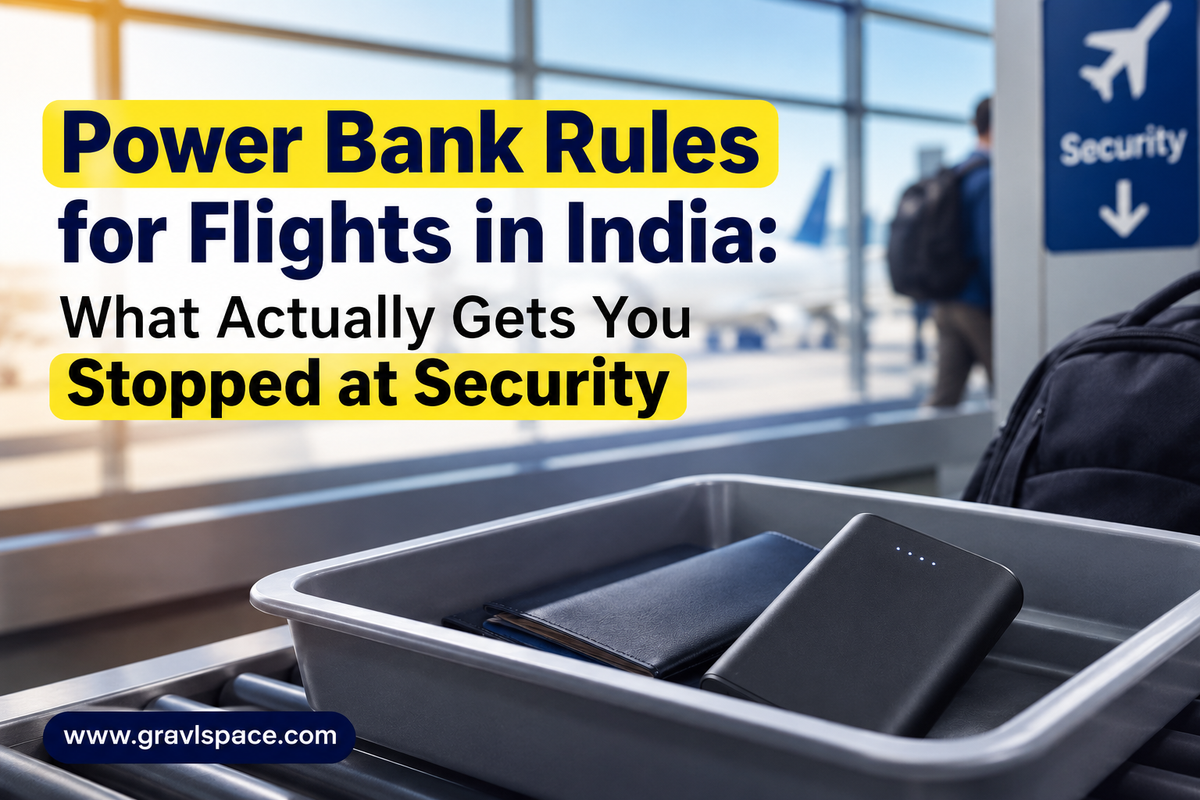 Power Bank Rules for Flights in India What Actually Gets You Stopped at Security