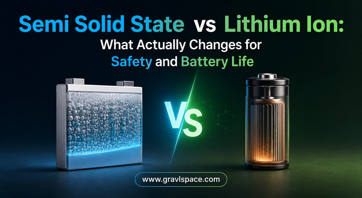Semi Solid State vs Lithium Ion: What Actually Changes for Safety and Battery Life