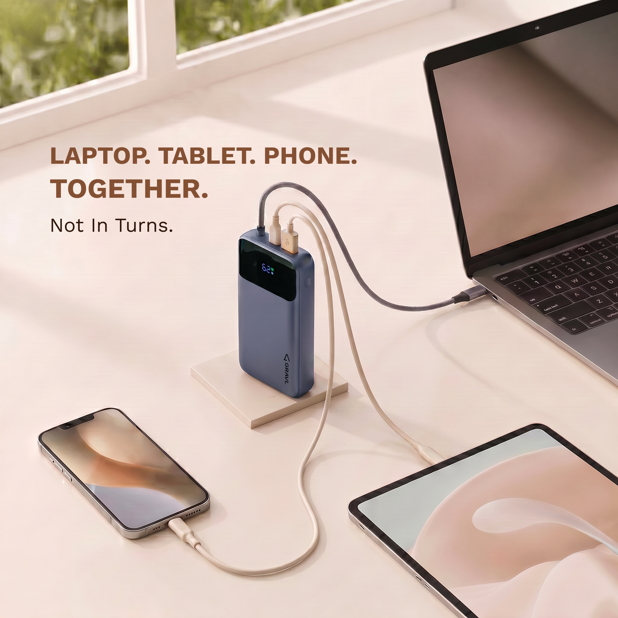 GRAVL Axis 67 Laptop Power Bank 20000mAh