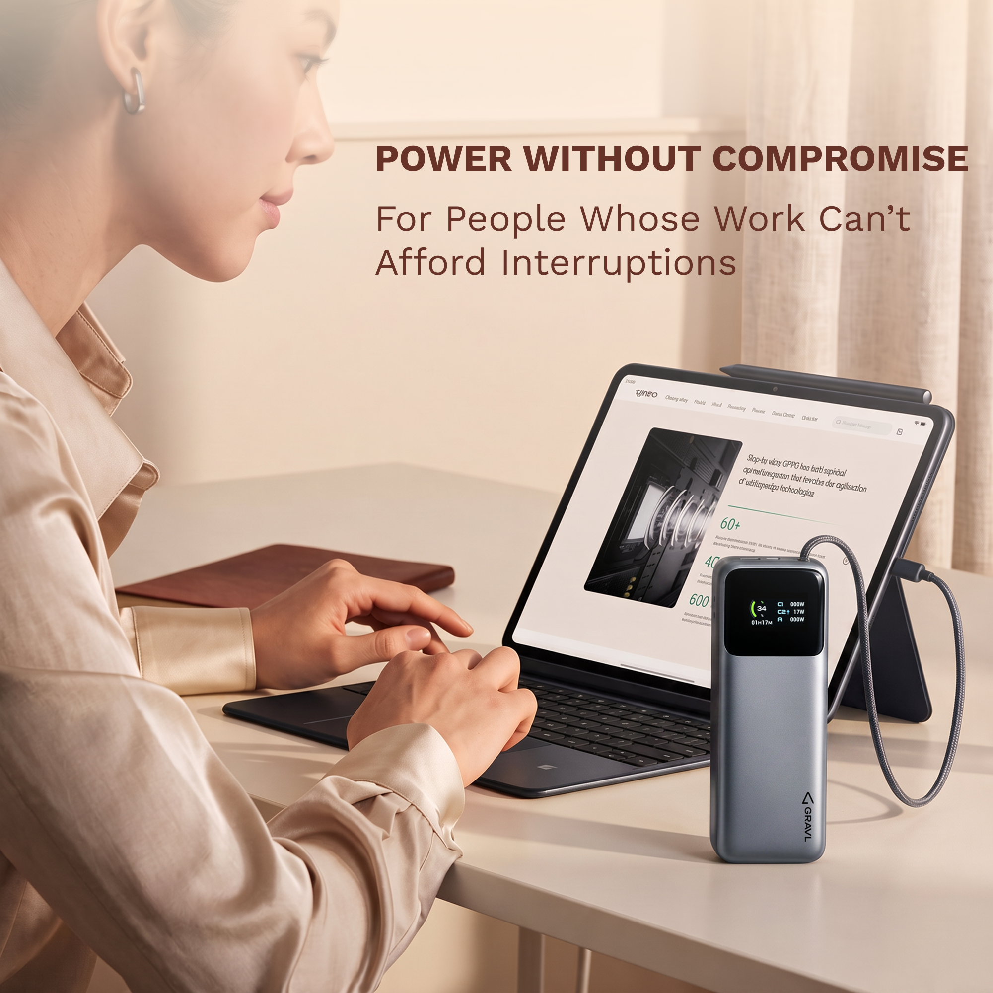 GRAVL Engine 240 Laptop Power Bank 27000mAh