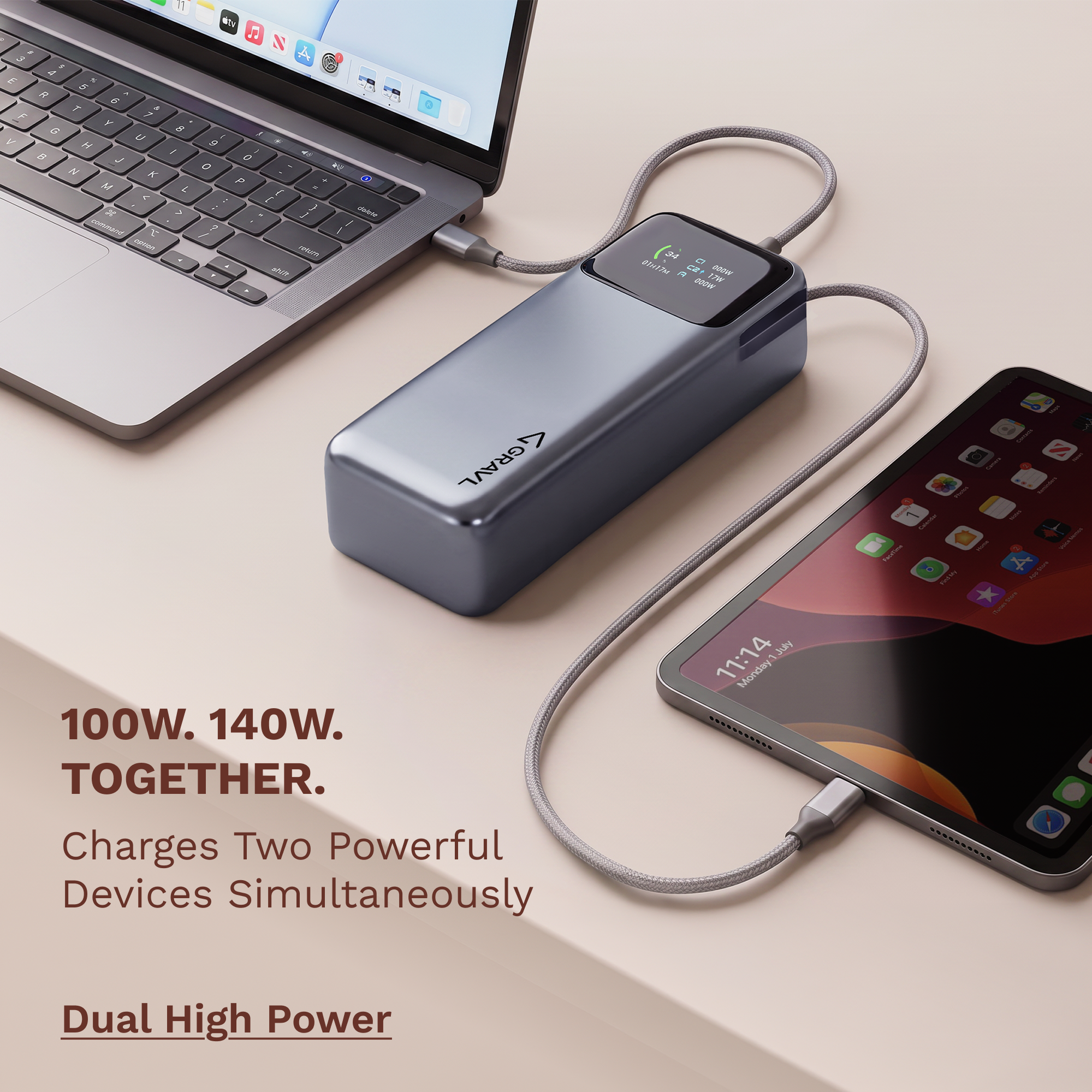 GRAVL Engine 240 Laptop Power Bank 27000mAh