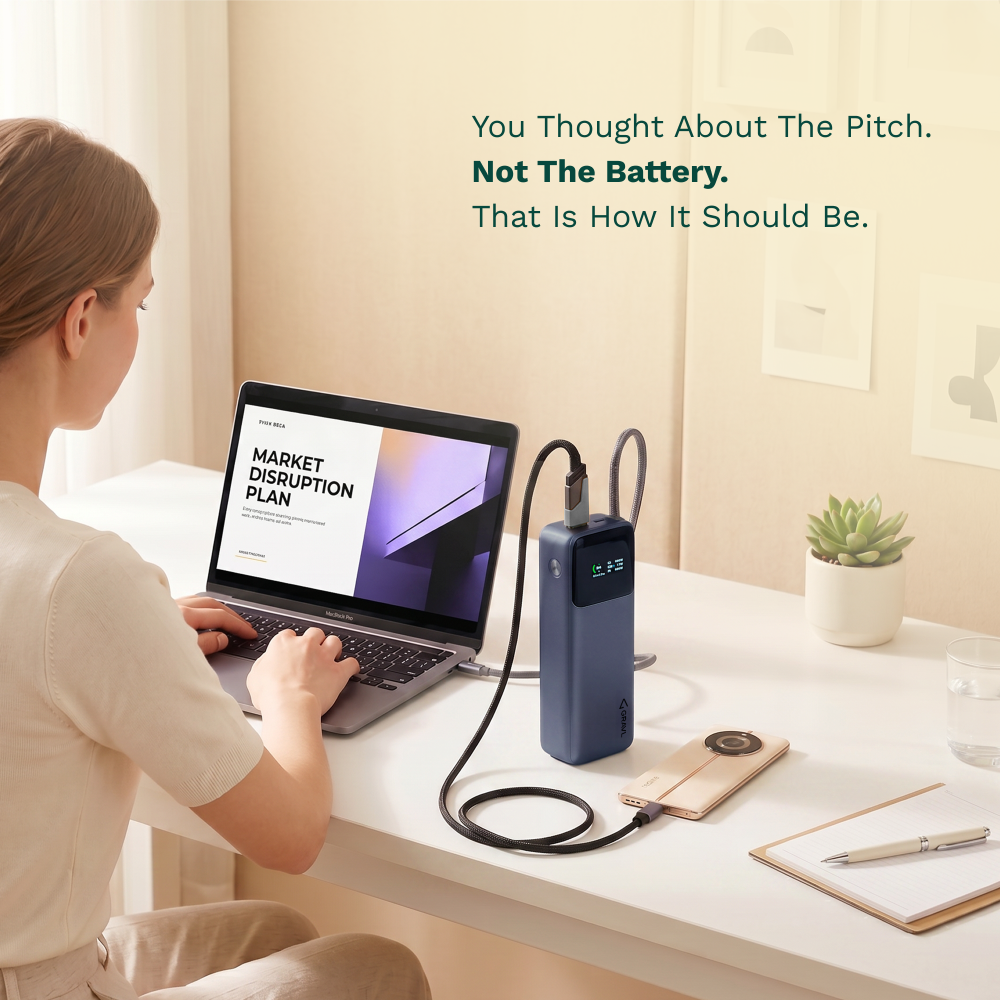 GRAVL Forge 130 Laptop Power Bank 20000mAh