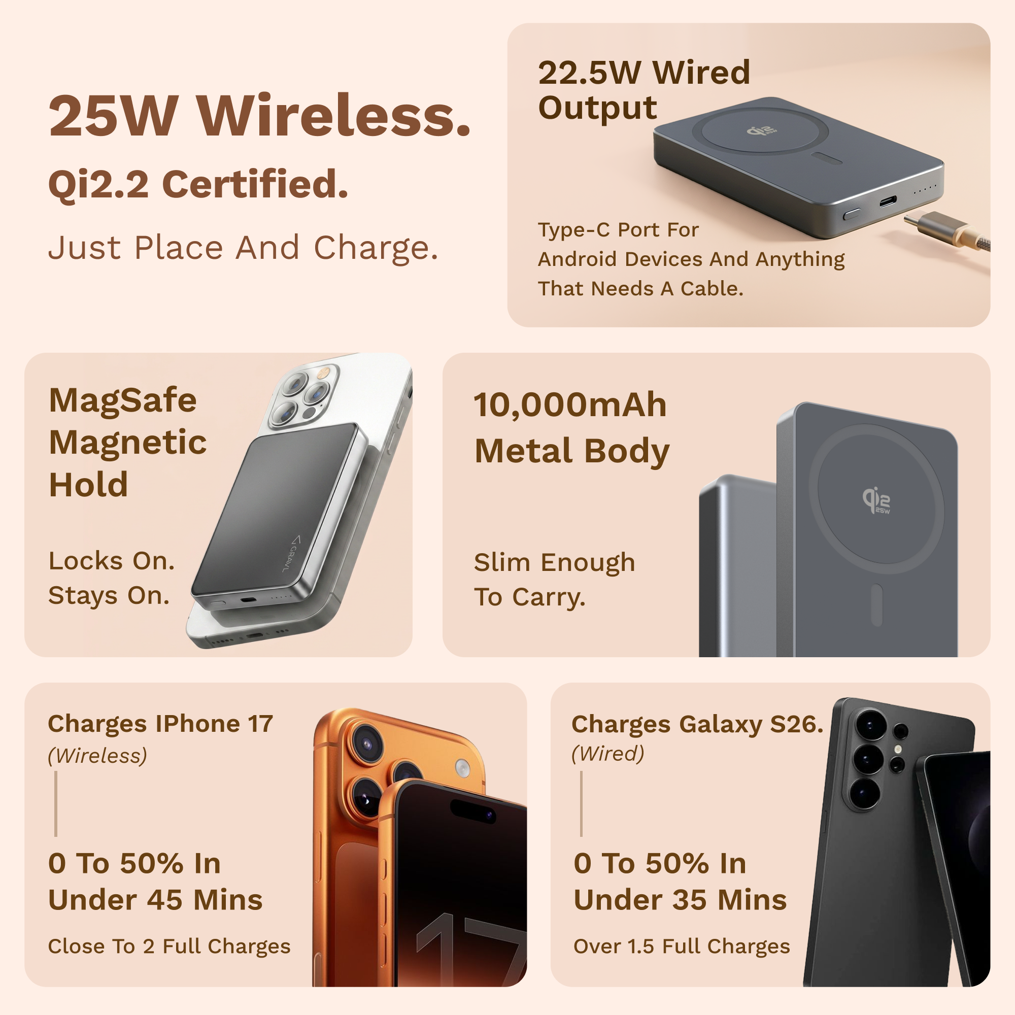 Qi Surface Power Bank 10000mAh
