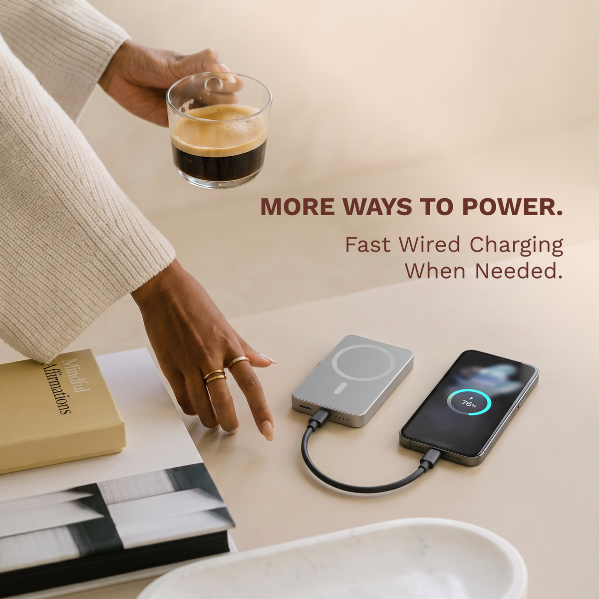 Qi Surface Power Bank 10000mAh